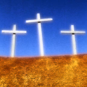 Image of 3 crosses - Copyright Jennifer Westmoreland